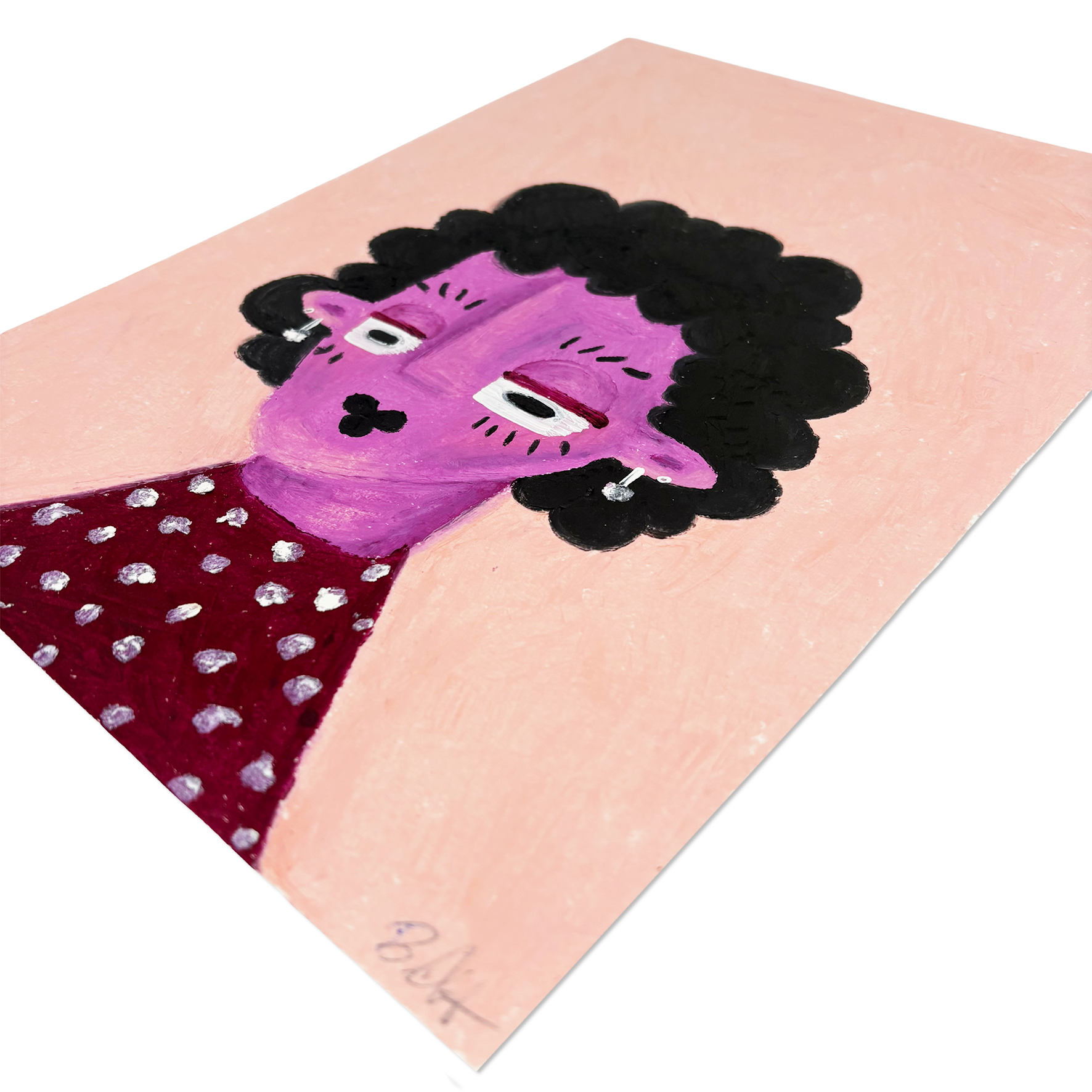 Close-up of layered textures in Minnie by Brofoz