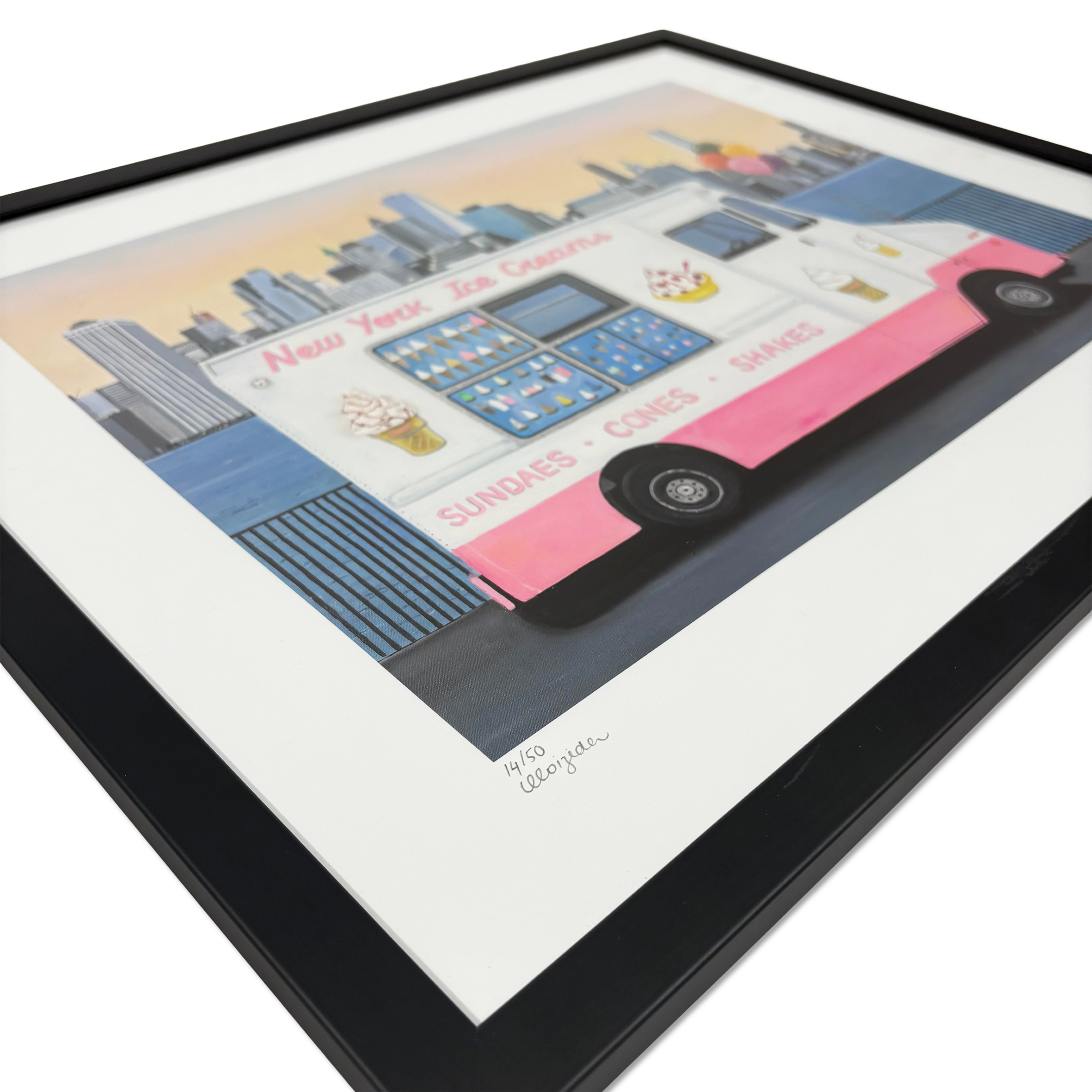Signed giclée print by Emma Loizides – edition 1 of 1”