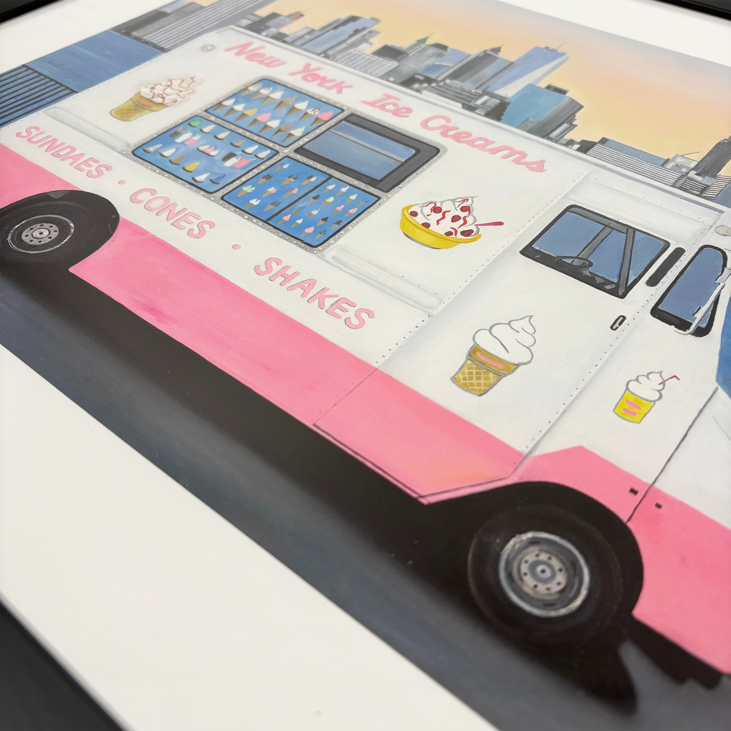 Collector’s view: Emma Loizides NY Ice Cream Van print