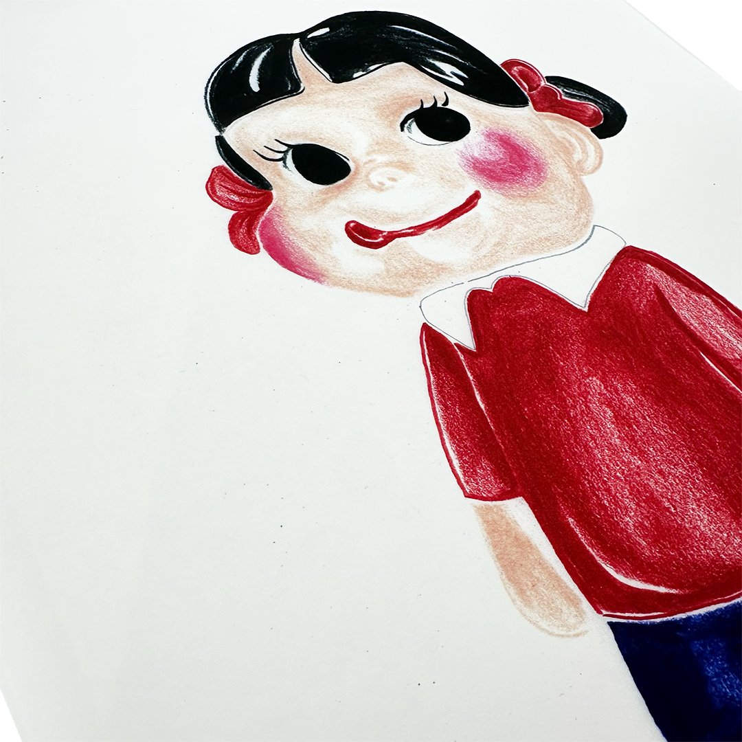 Amy Leung – Pekochan in Setagaya Market, Tokyo – Limited Edition Print