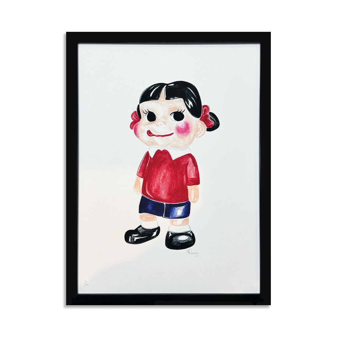 Amy Leung – Pekochan in Setagaya Market, Tokyo – Limited Edition Print