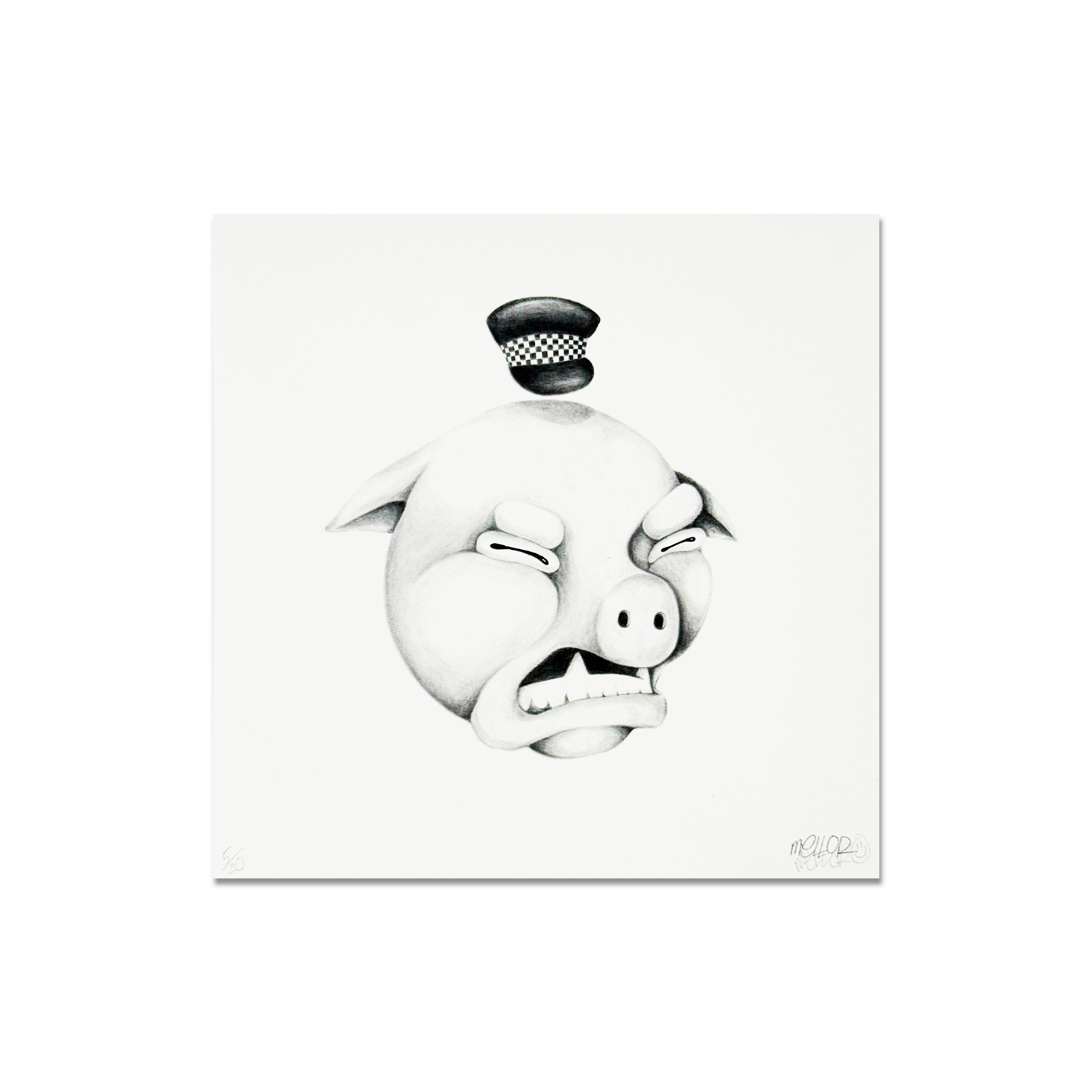 Mellor - Porky - Limited Edition Print