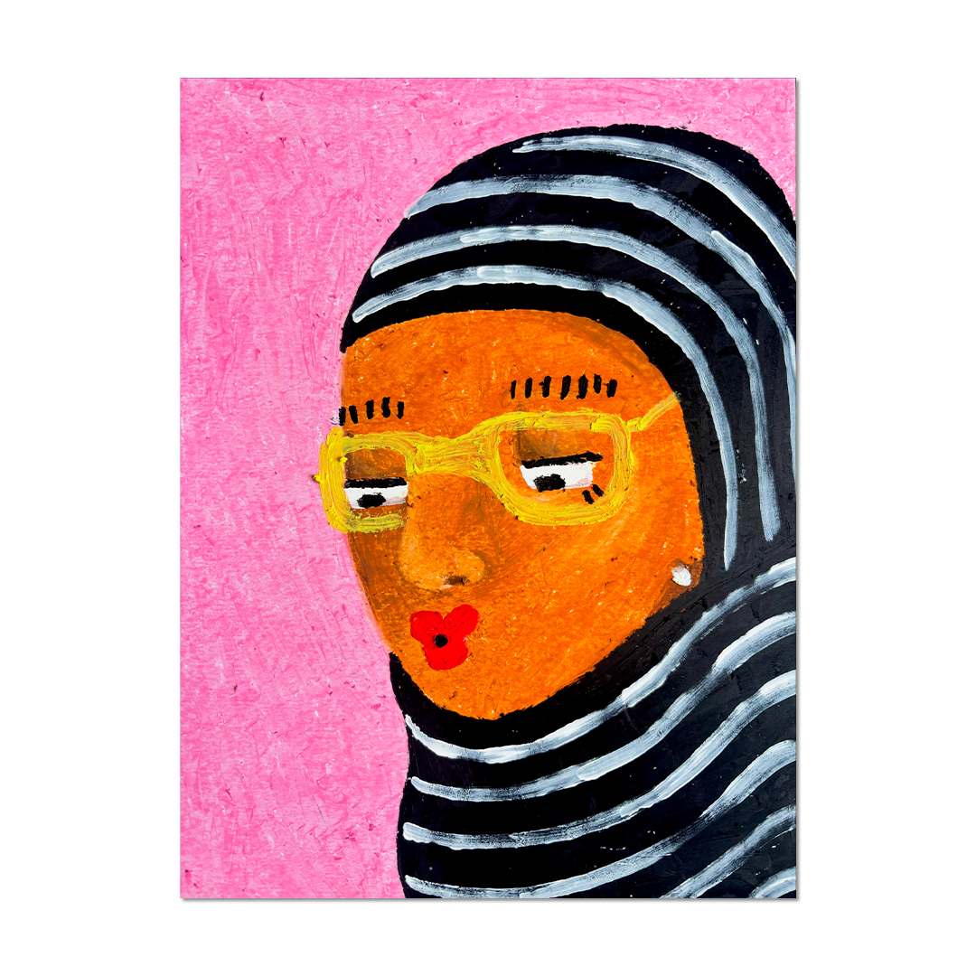 Close-up of Sasha artwork by Brofoz, Camden Open Air Gallery