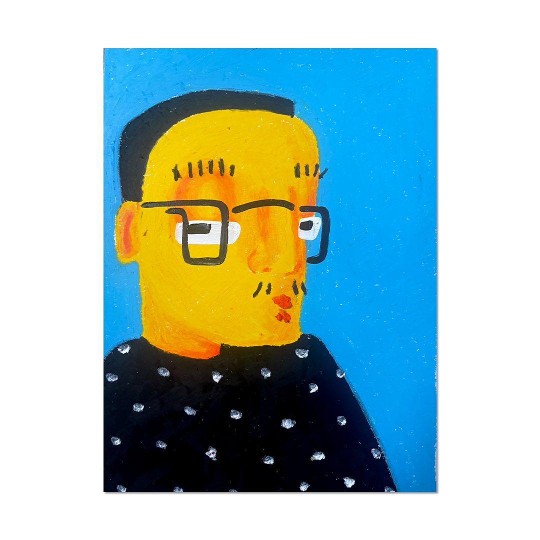 Brofoz Sergio Original Artwork – oil pastel on paper