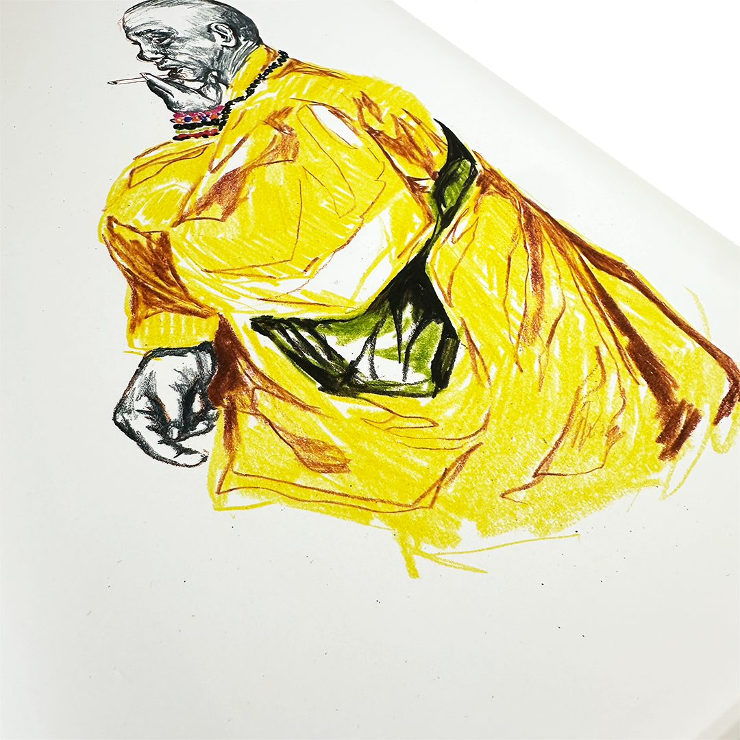 Amy Leung – Smoking Monk, New York – Limited Edition Print