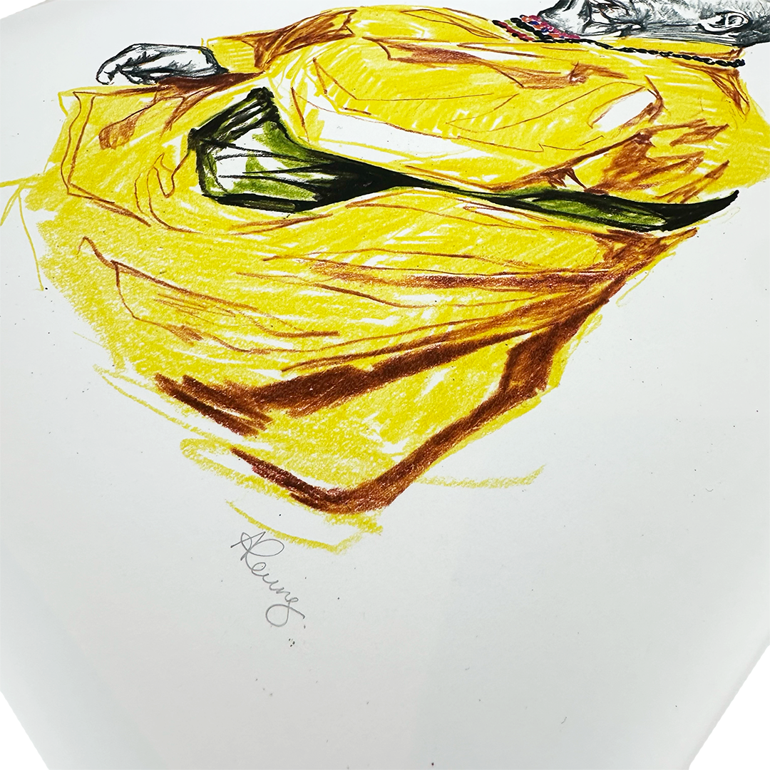 Amy Leung – Smoking Monk, New York – Limited Edition Print