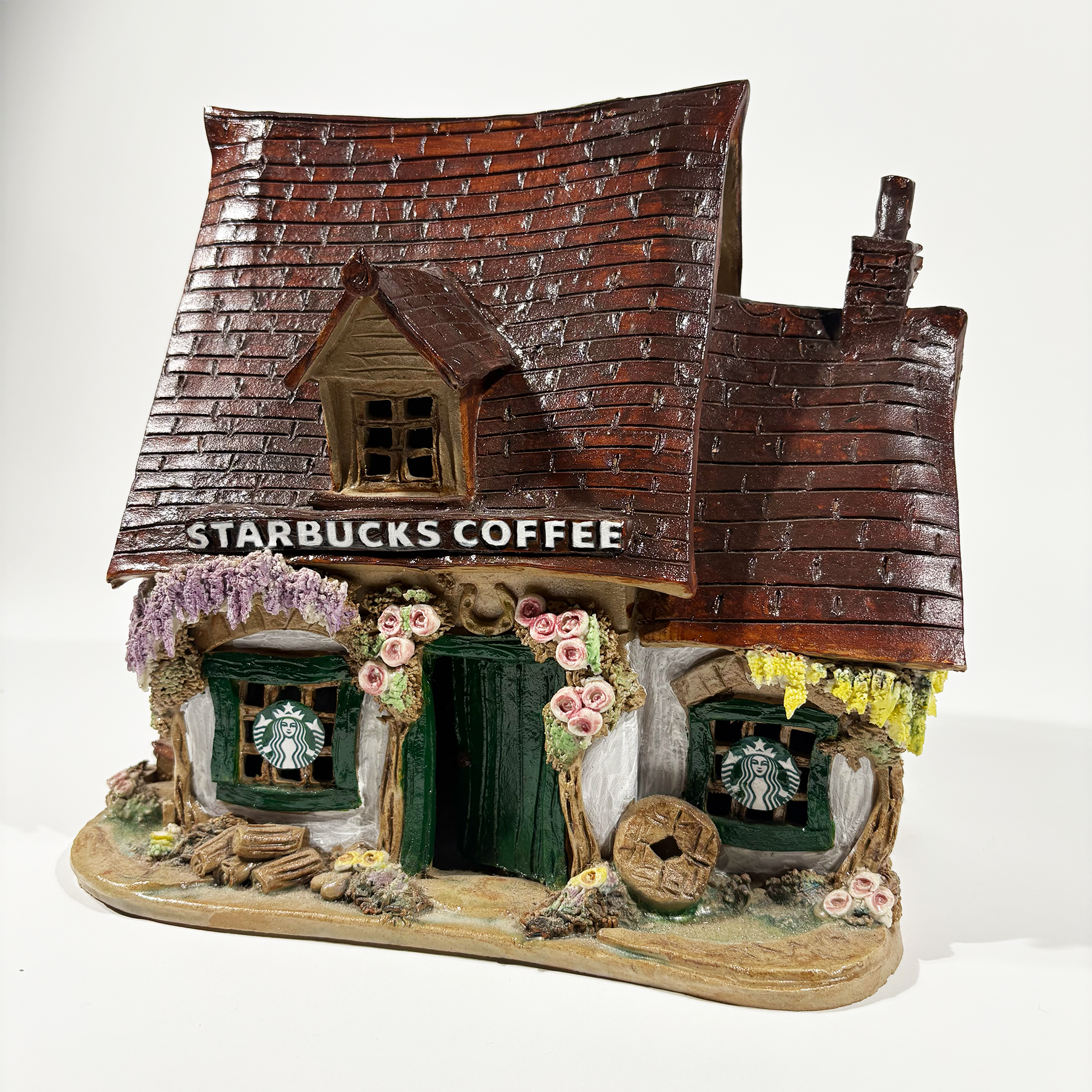 Haus Of Lucy - Starbucks Cottage - Original Artwork