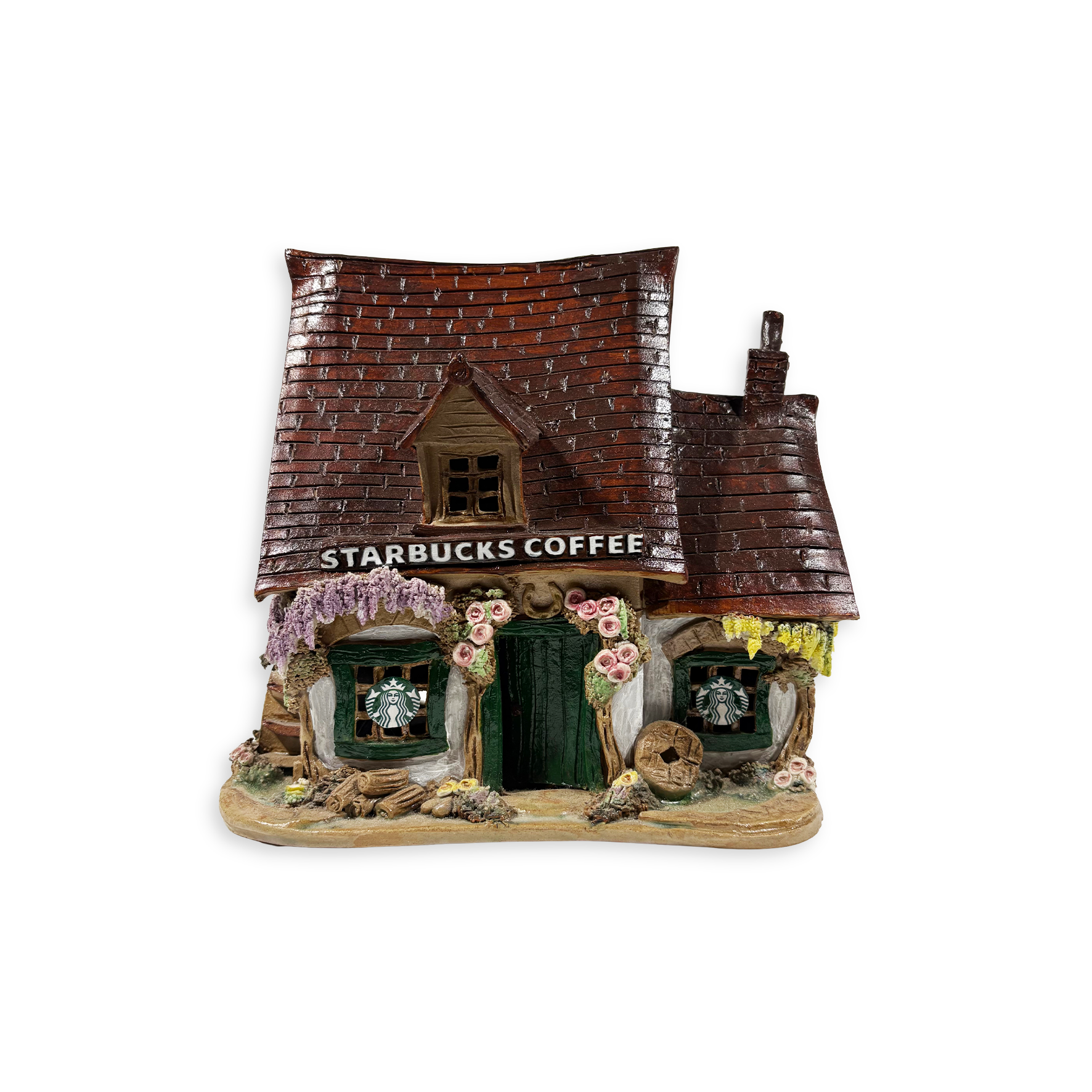 Haus Of Lucy - Starbucks Cottage - Original Artwork