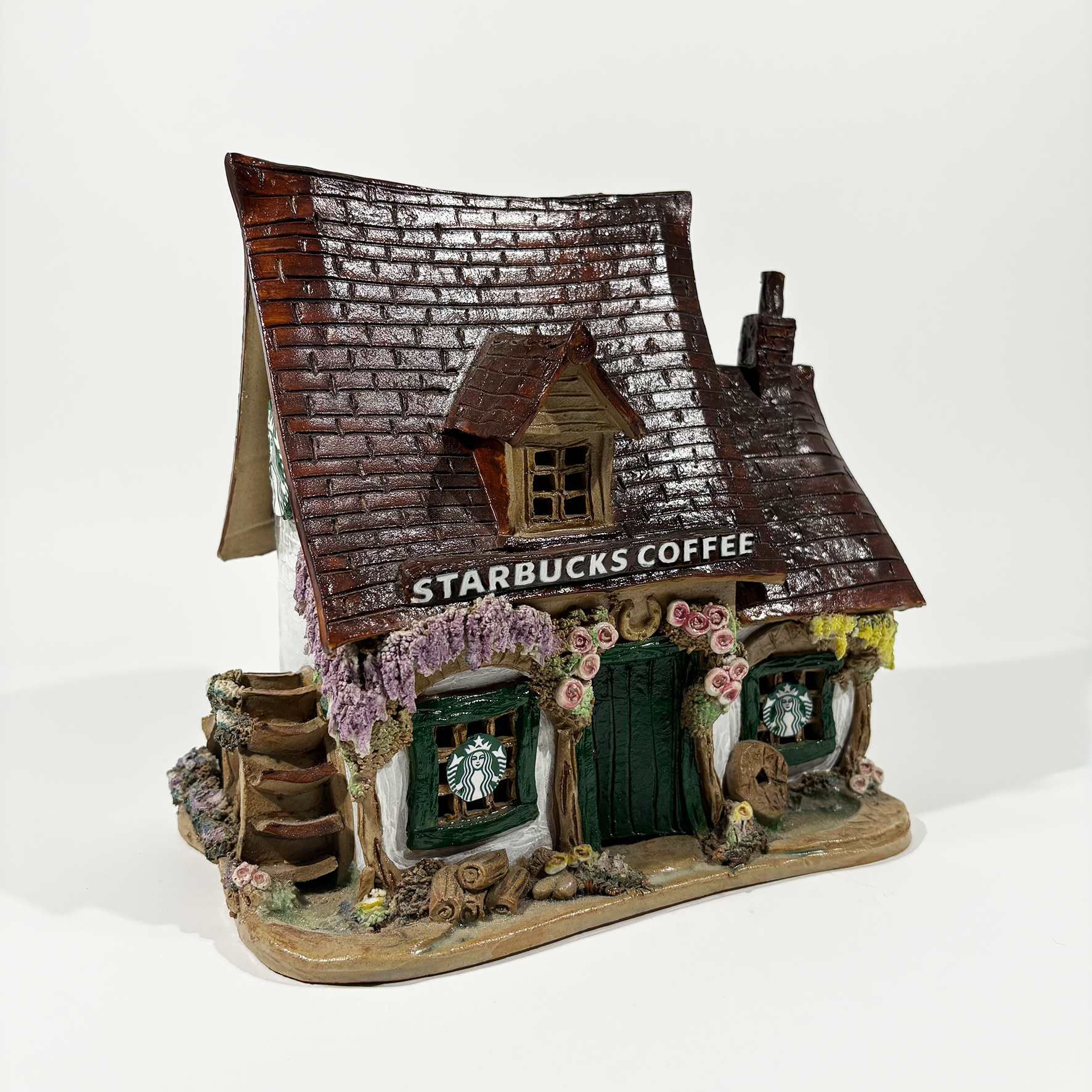 Haus Of Lucy - Starbucks Cottage - Original Artwork