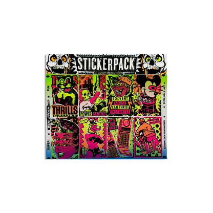 Ben Rider - Screen Printed Sticker Pack