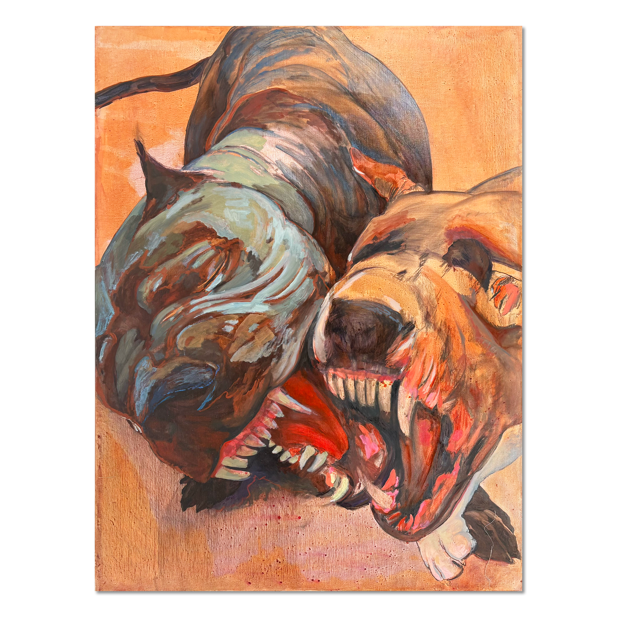 Masha Barks artwork “The Pit Bull’s Play” front view