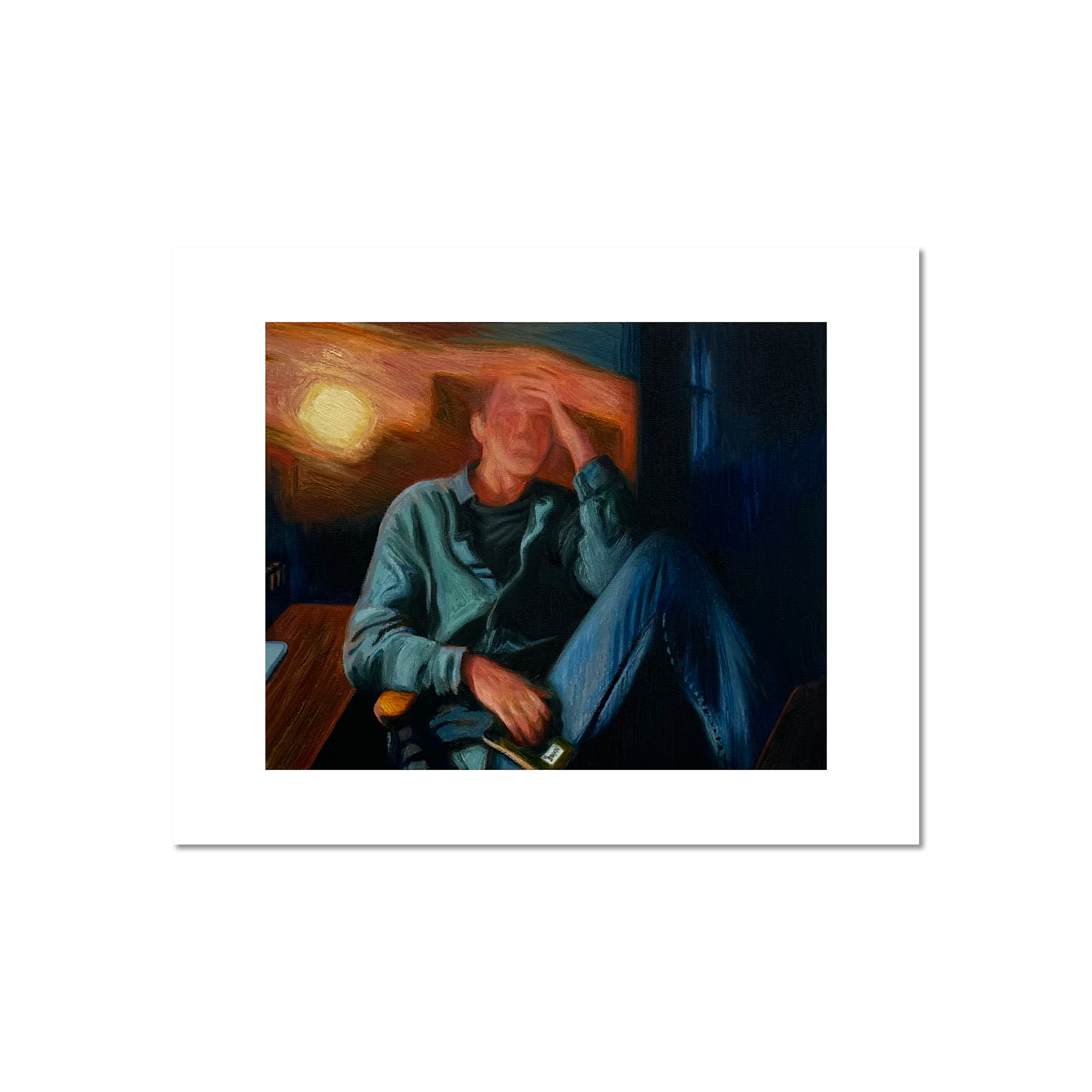 William GC Brown The Writer giclée print – Camden Open Air Gallery