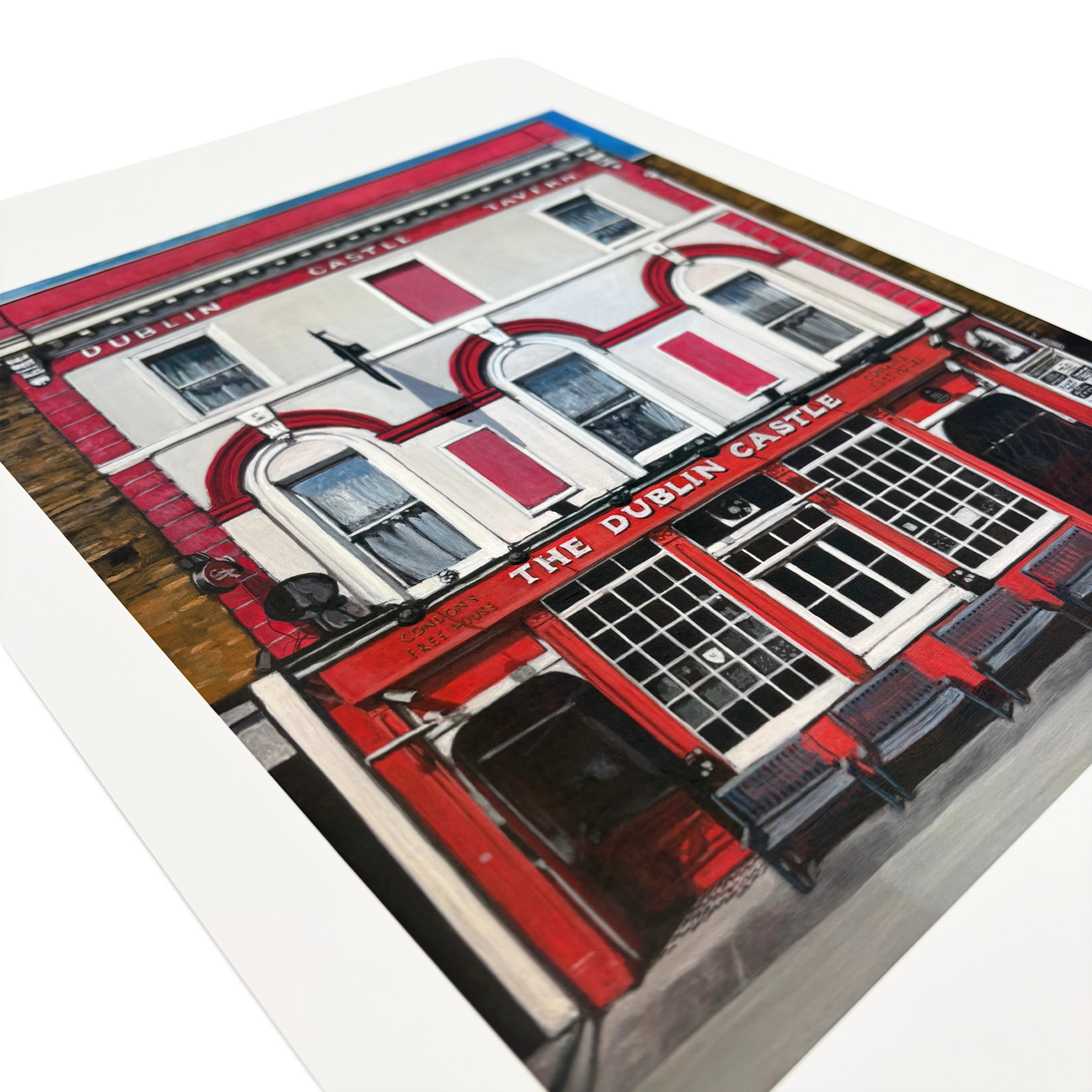 Limited edition 2019 urban scene print by Michelle Heron capturing pub life.