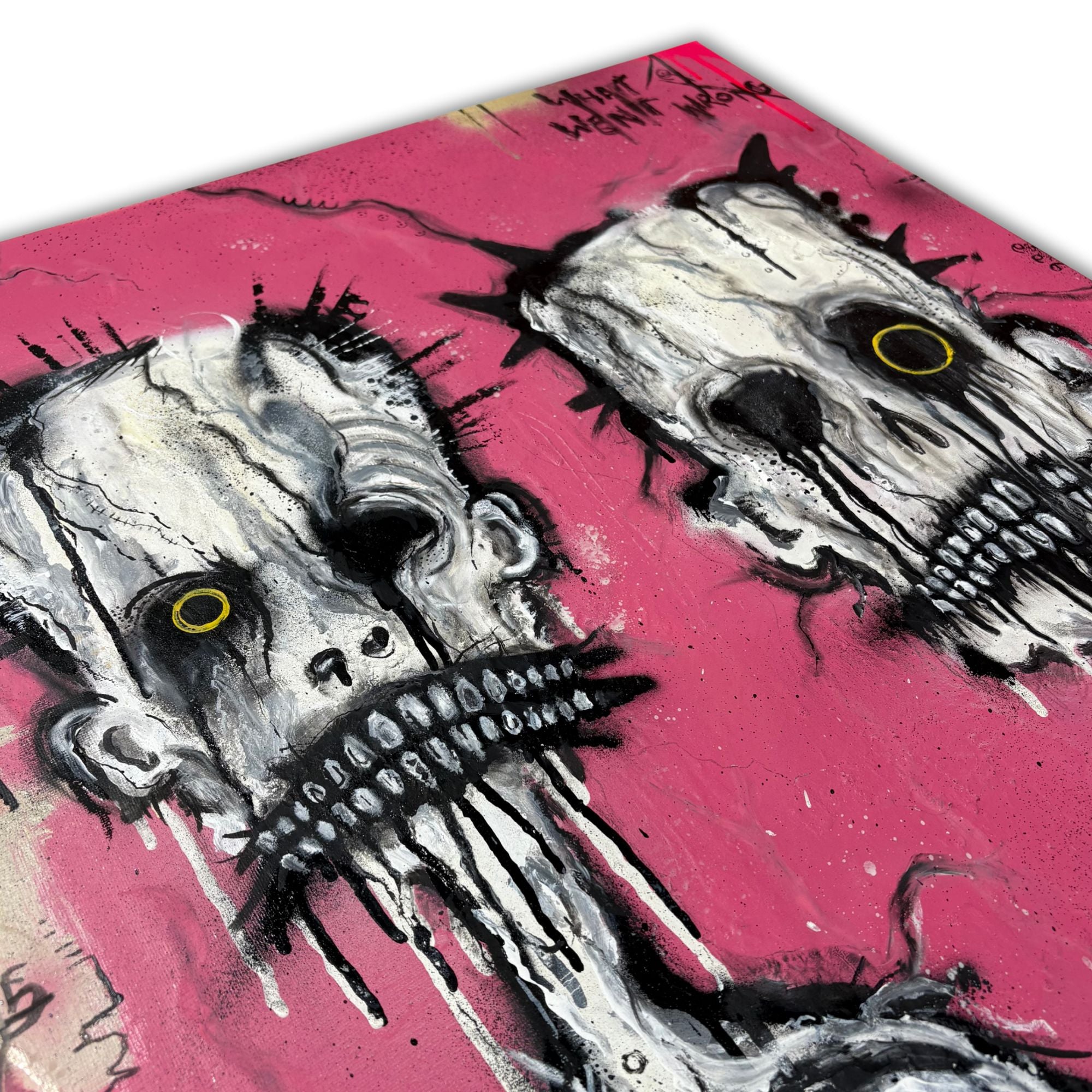 Tommy O’Connell artwork Ghosts in my Room exhibited at real art school birthday week