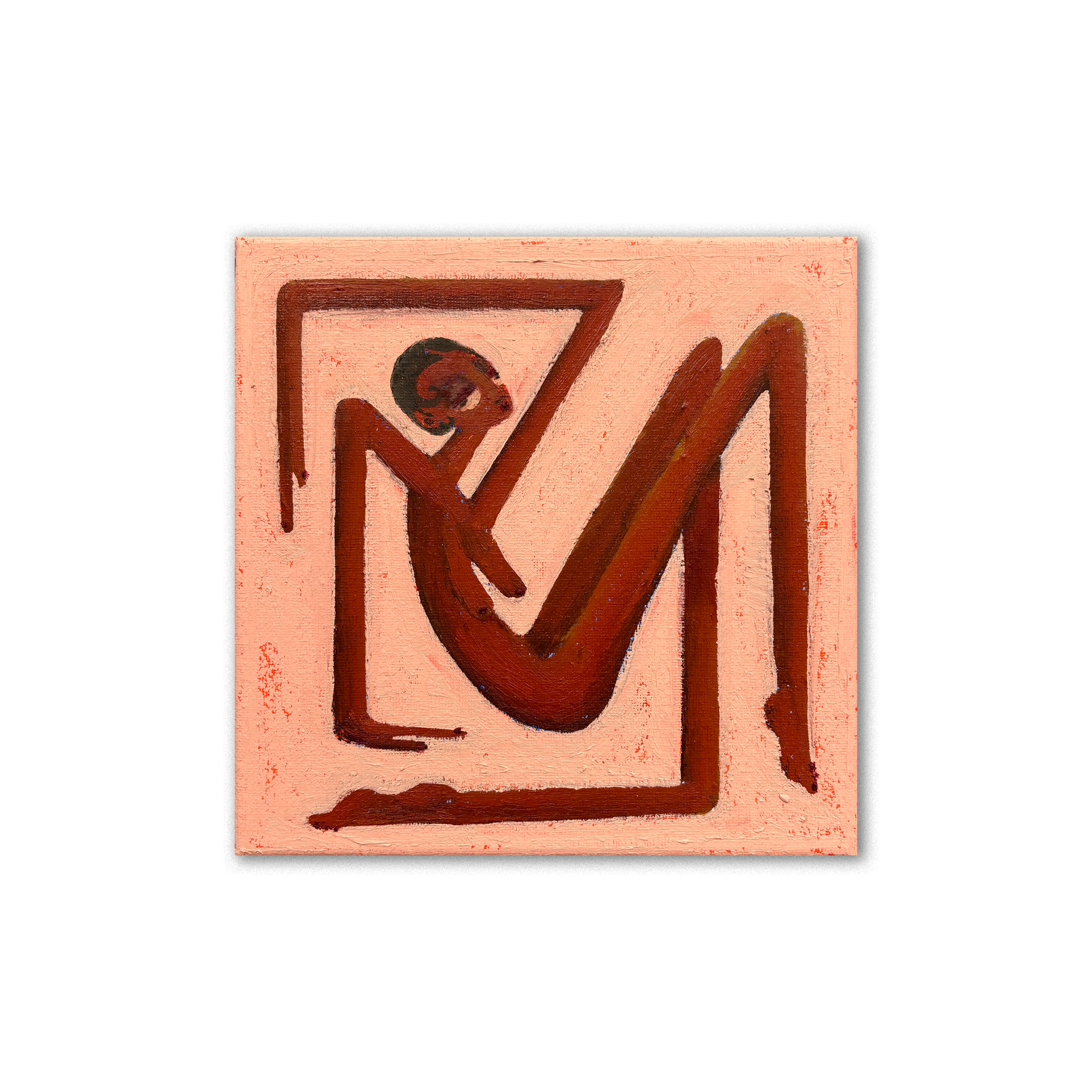 Brofoz Vivarium XVII original acrylic and oil on canvas 20x20cm 2026
