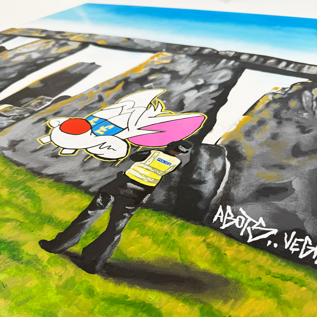 Abotz x Vegas - Catch Me If You Can  - Original Artwork - Camden Open Air Gallery Official