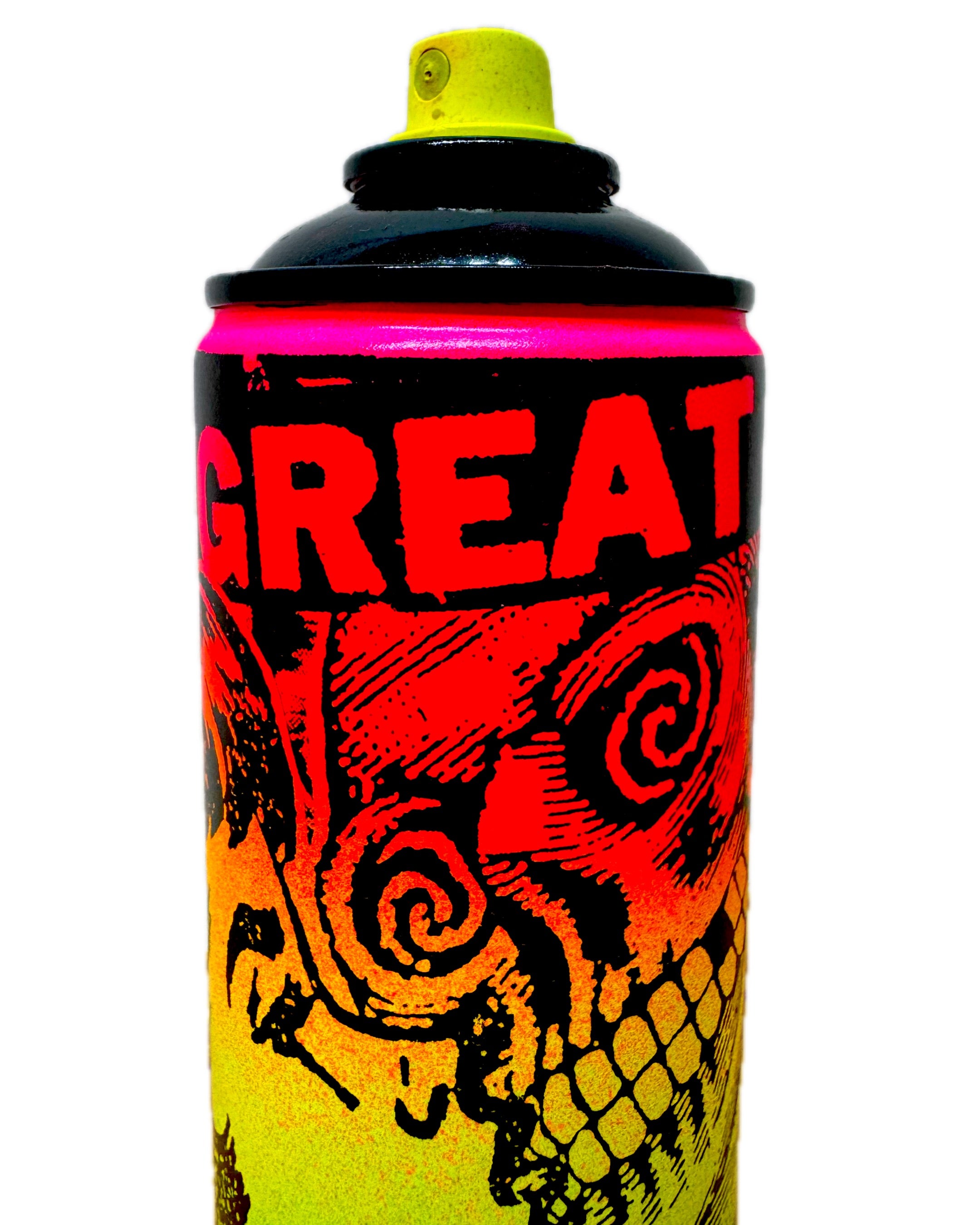 Ben Rider - Great Vibes Spray Can - Original Artwork - Artwork at Camden Open Air Gallery