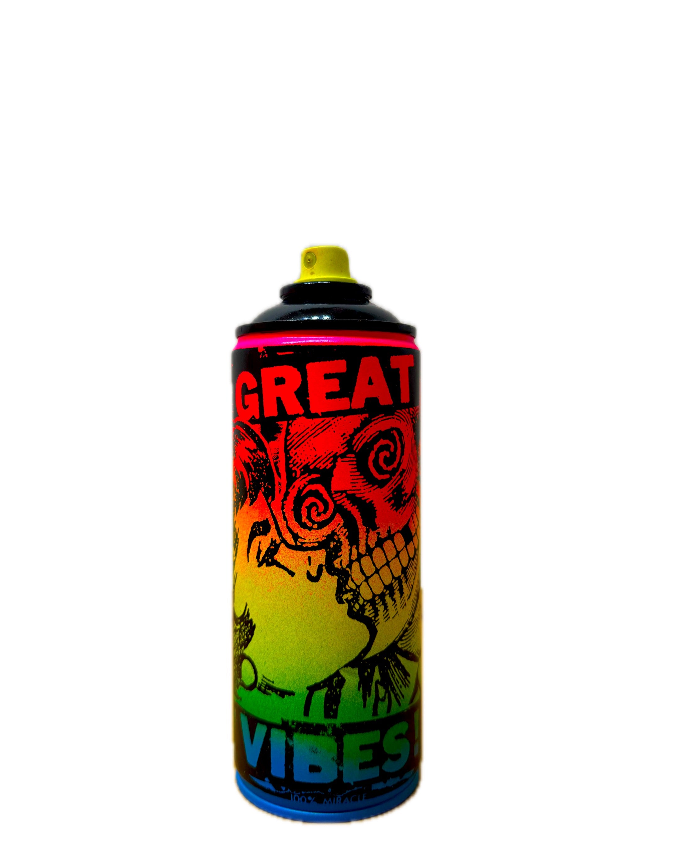 Ben Rider - Great Vibes Spray Can - Original Artwork - Artwork at Camden Open Air Gallery