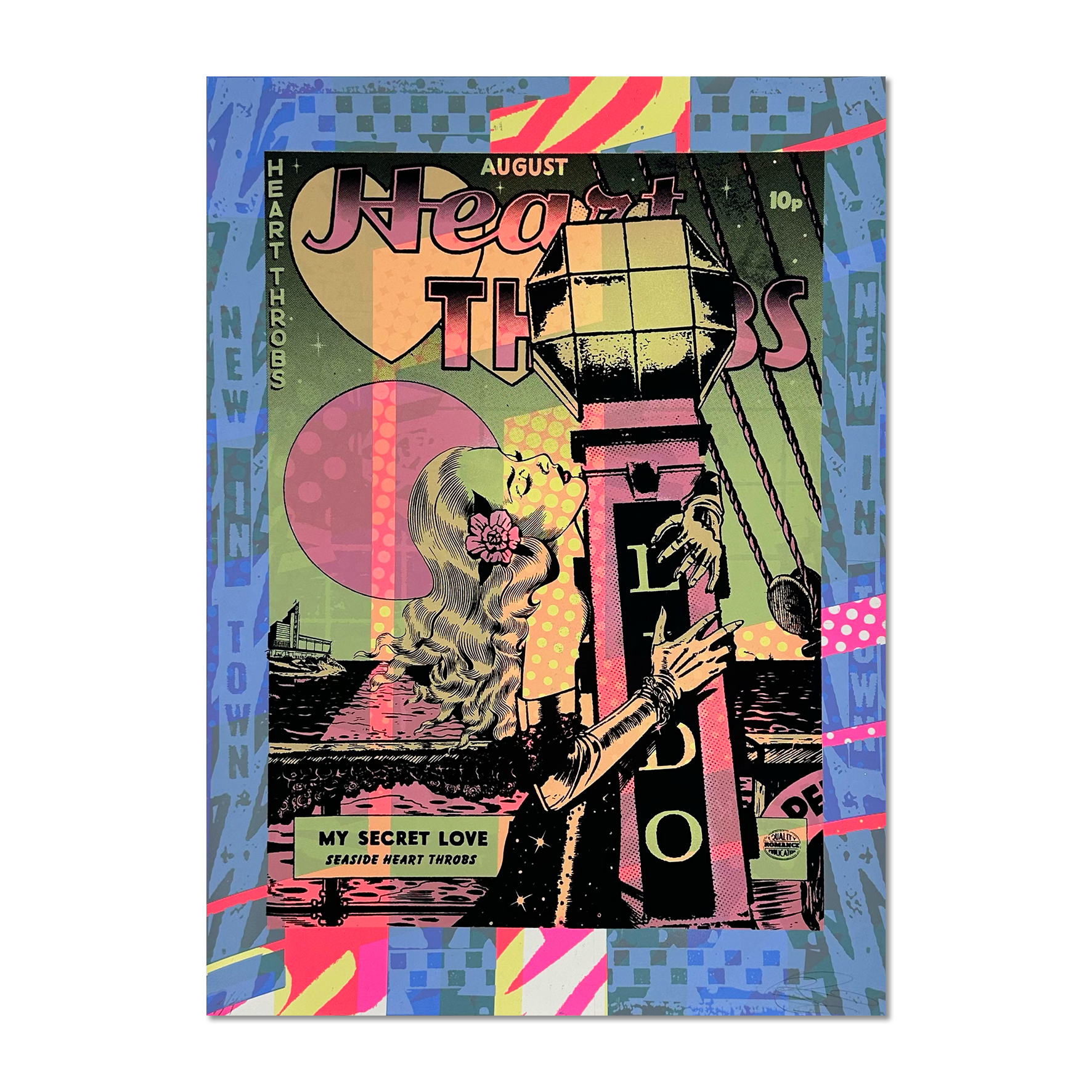 Ben Rider - Heart Throbs - Limited Edition Screen Print - Artwork at Camden Open Air Gallery