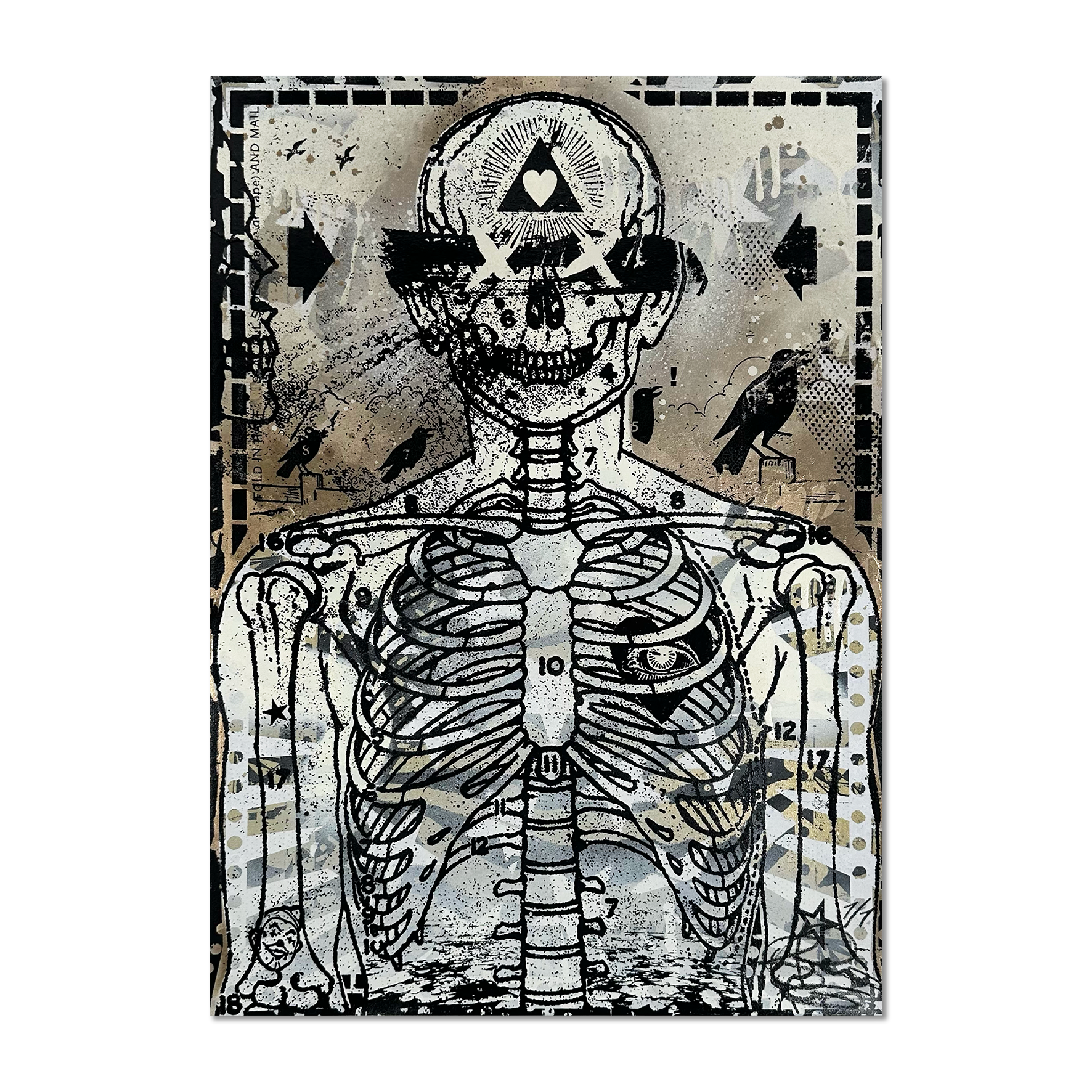 Ben Rider - Hearts and Mind - Limited Edition Screen Print - Artwork at Camden Open Air Gallery