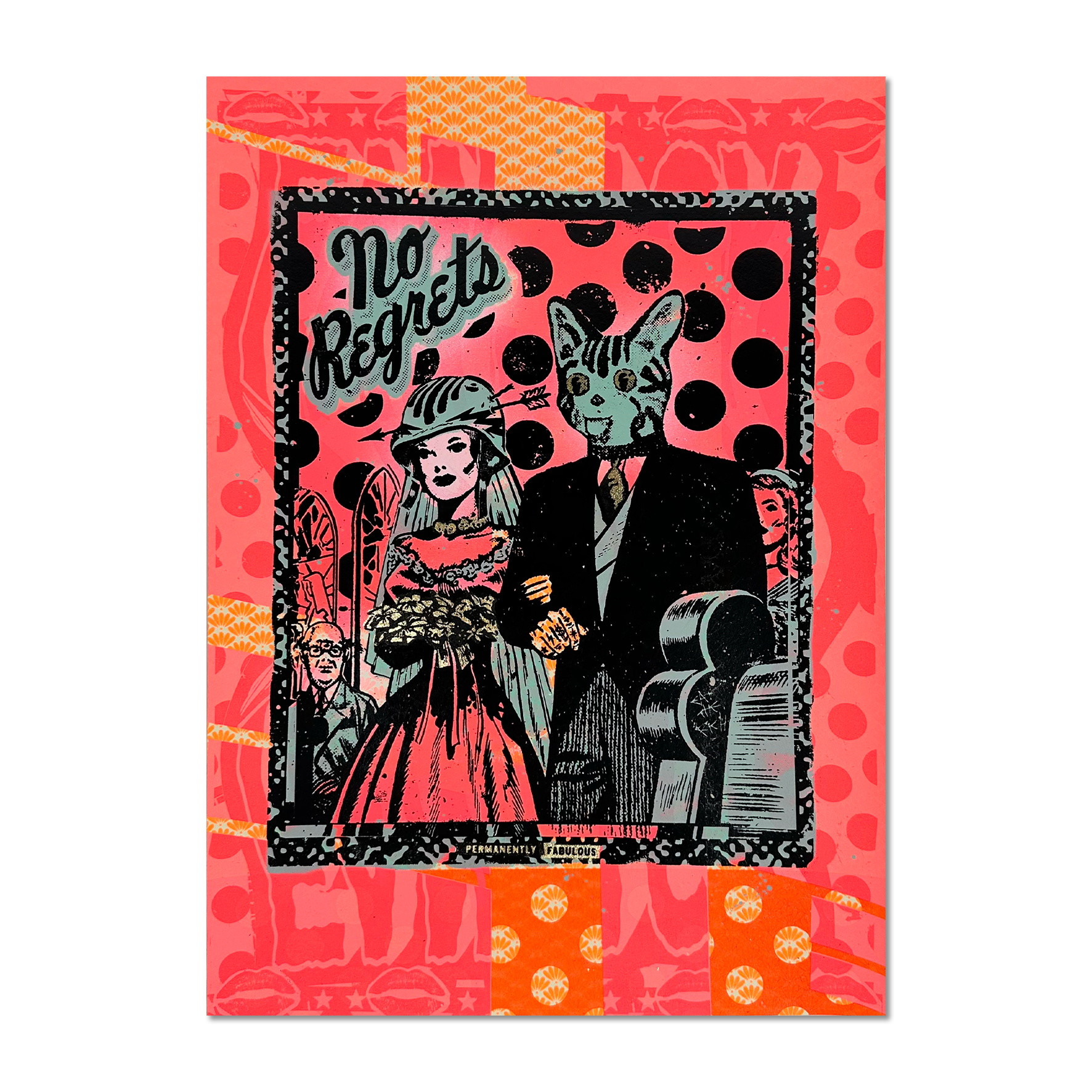 Ben Rider - No Regrets - Limited Edition Screen Print - Artwork at Camden Open Air Gallery