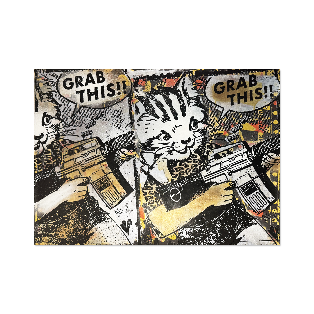 Ben Rider - Grab This!! - Screen Print - Camden Open Air Gallery Official