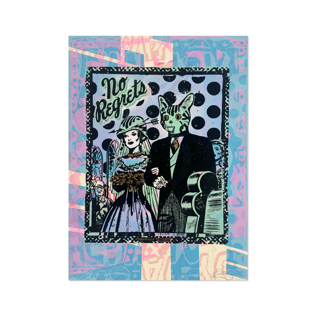 Ben Rider - No Regrets - Screen Print - Camden Open Air Gallery Official