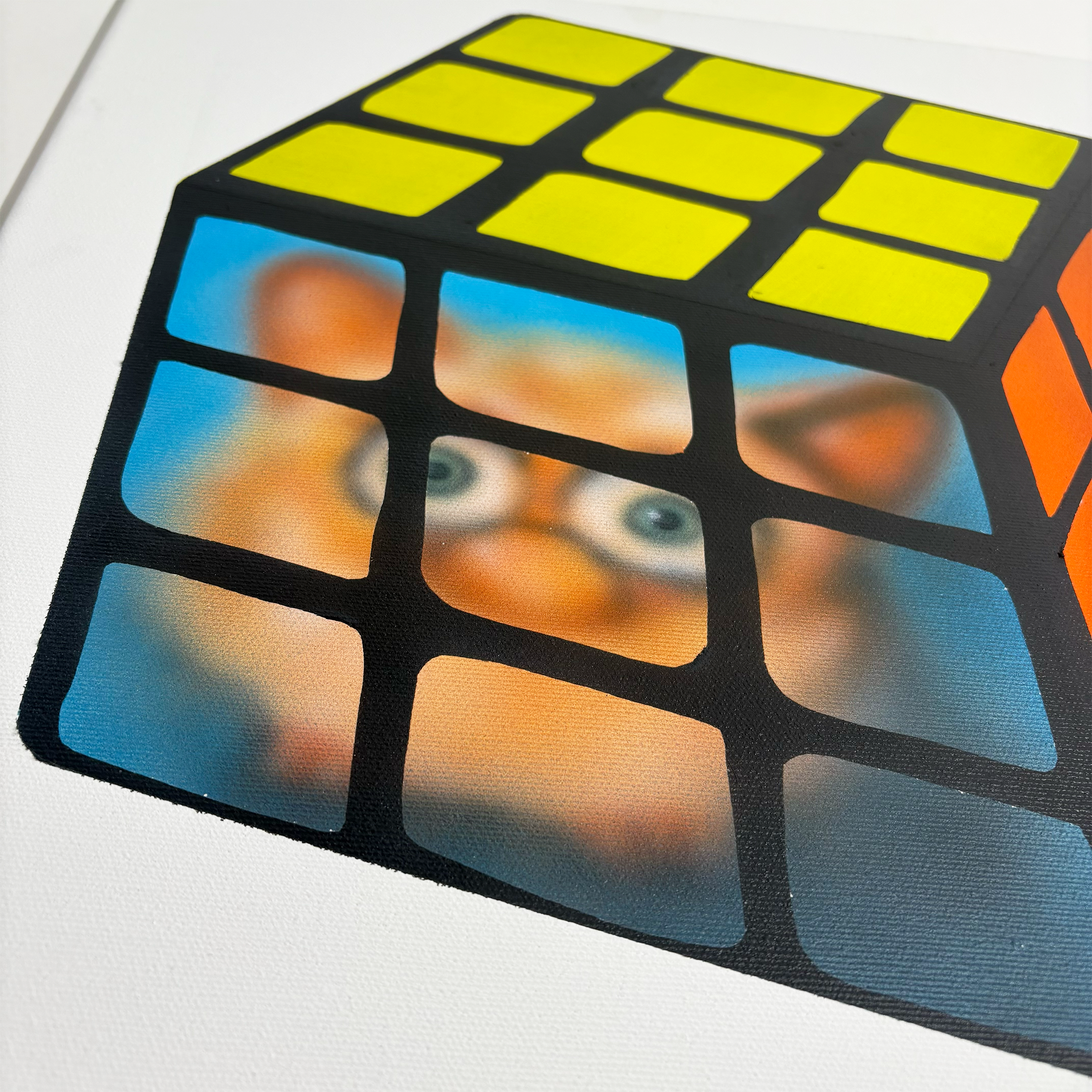 Bika - Schrödinger's Cube - Original Artwork - Camden Open Air Gallery Official