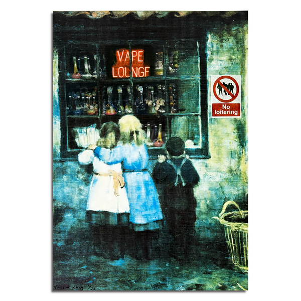 vape shop camden England, London, Camden, Camden High Street, Vape Shop Shutter Art Stock  Photo