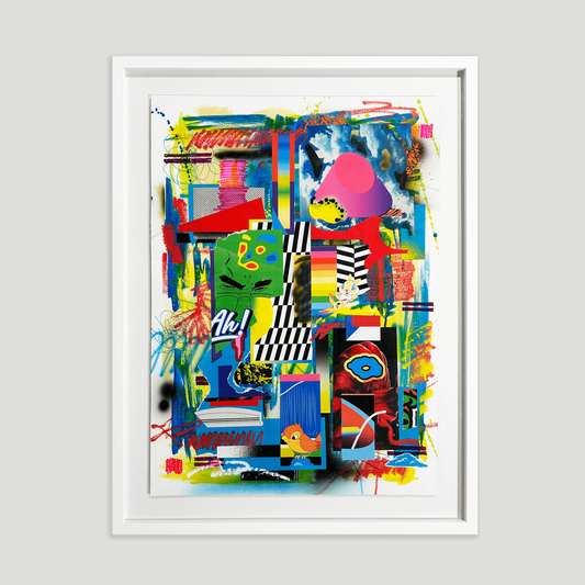 Miguel H. Cuar - Re-Written Messages 01 - Original Artwork - Camden Open Air Gallery Official