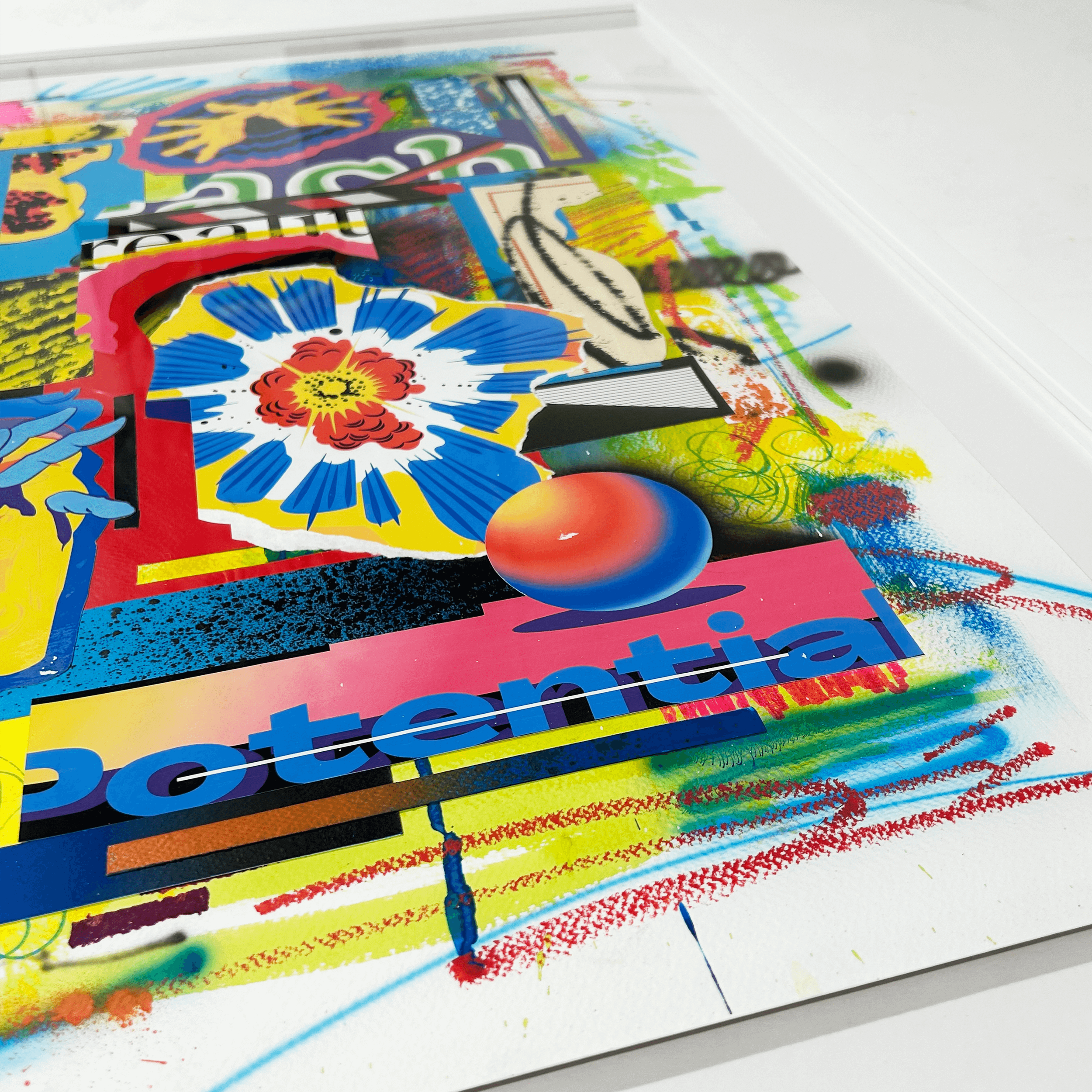 Miguel H. Cuar - Re-Written Messages 03 - Original Artwork - Camden Open Air Gallery Official