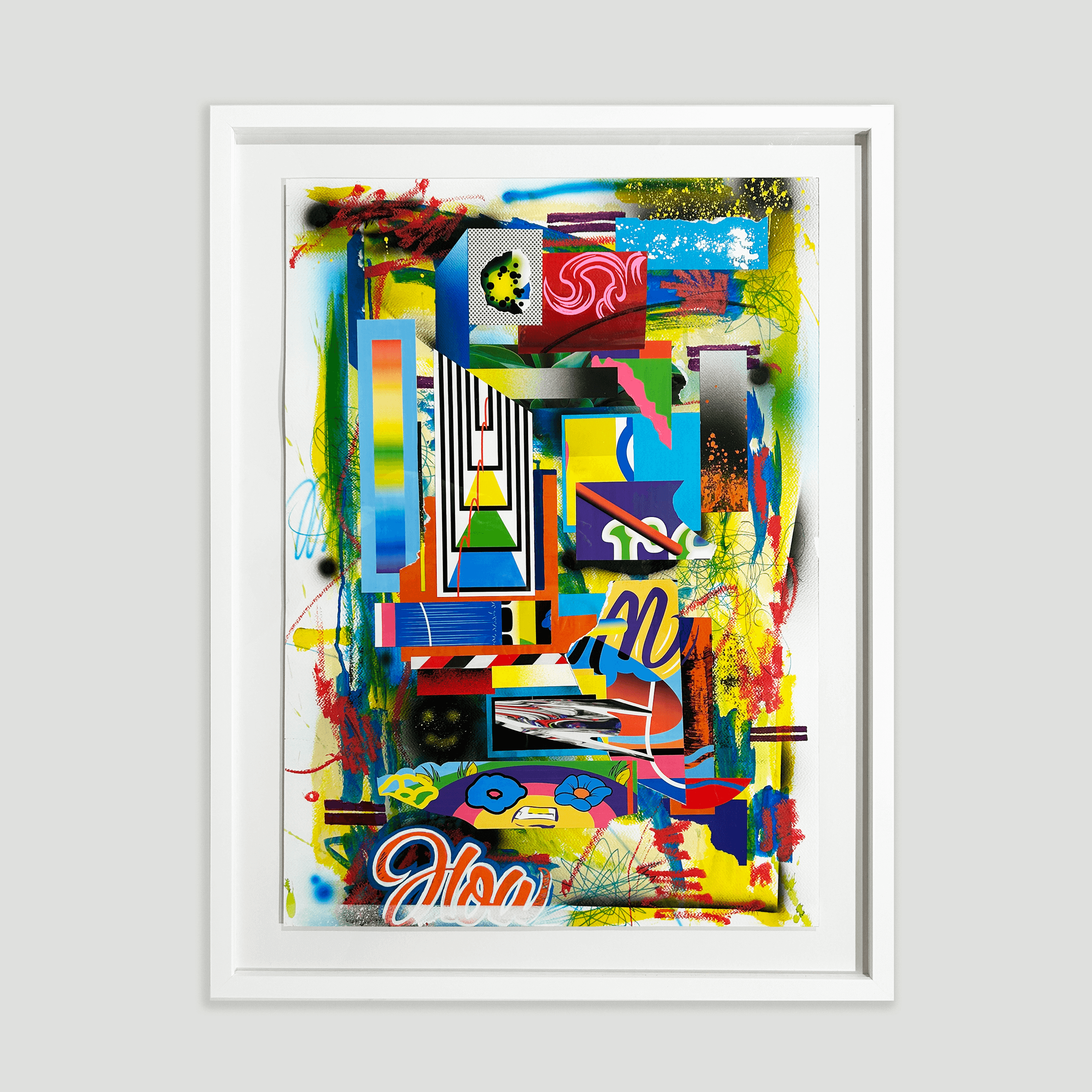Miguel H. Cuar - Re-Written Messages 04 - Original Artwork - Camden Open Air Gallery Official