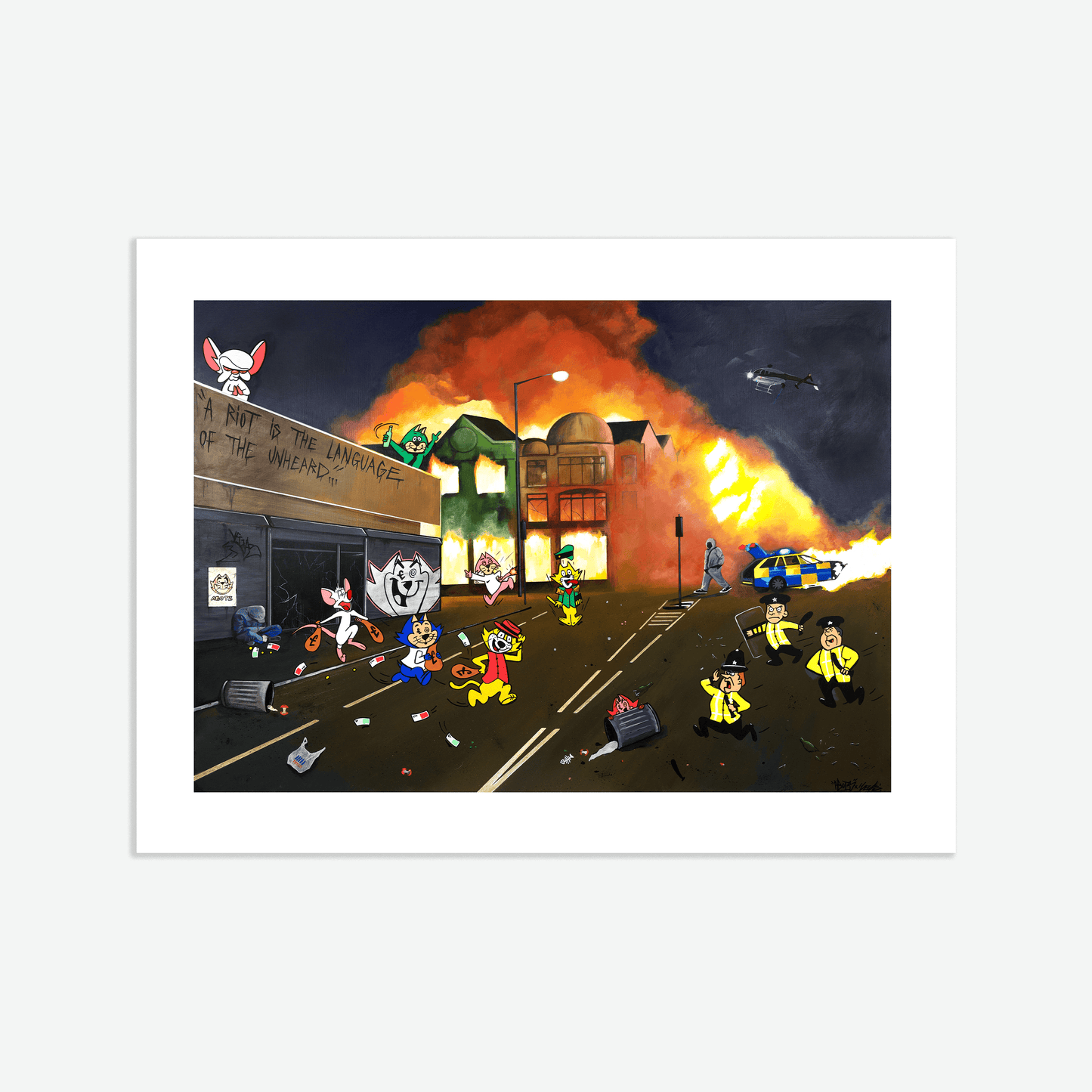 Abotz - The London Riots - Limited Edition Print