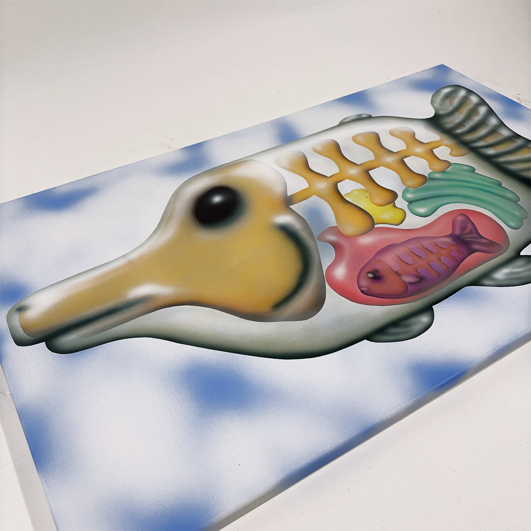 Ross Pole - Derek’s Digestive System - Original Artwork - Camden Open Air Gallery Official