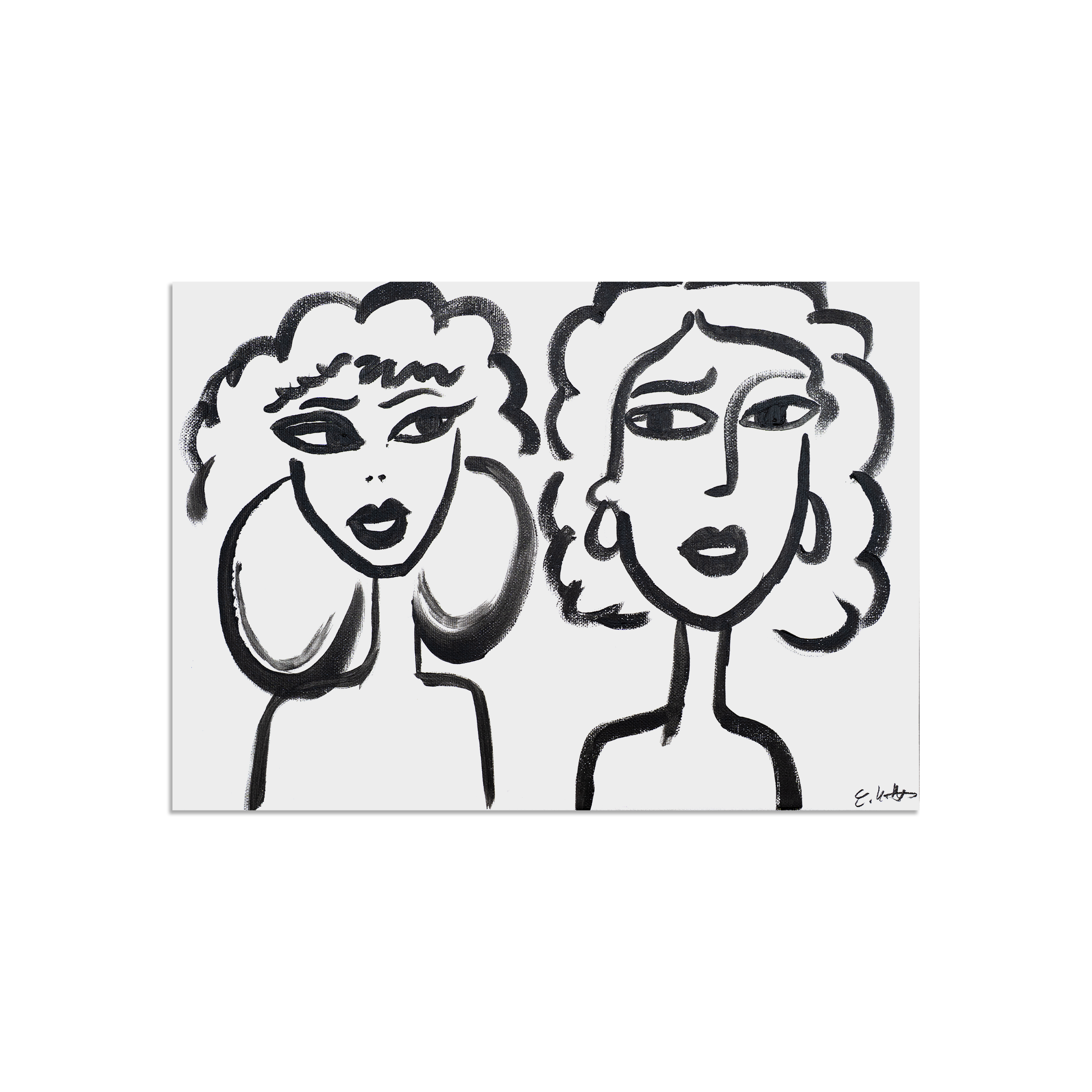 Ella Knott - "you know they say the bigger the hoop...?" - Digital Print
