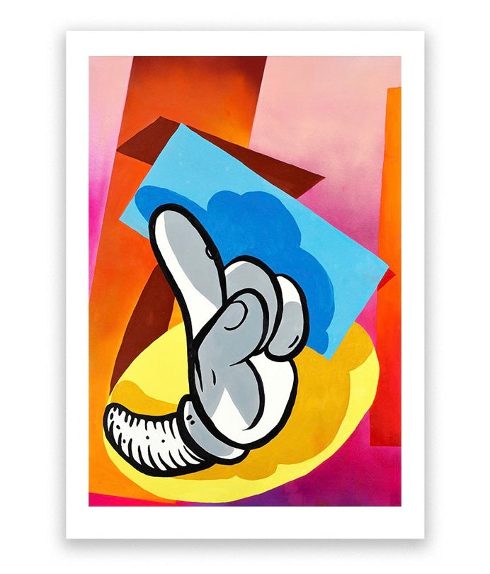 Xander Coy - Not Today Thanks - Limited Edition Hand Finished Digital Print - Camden Open Air Gallery Official