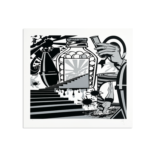 Xander Coy - Doors of Perception  - Limited Edition Screenprint - Camden Open Air Gallery Official