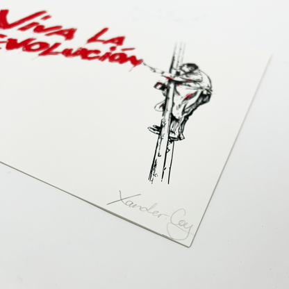 Xander Coy - Viva La Revolución - Screen Print - Camden Open Air Gallery Official